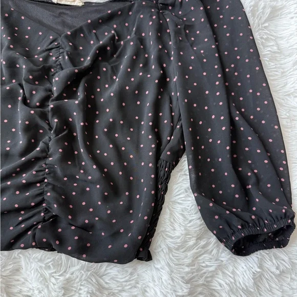 NWOT The General Good Ruched Blouse - Picture 8 of 9